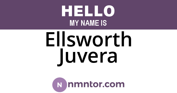Ellsworth Juvera