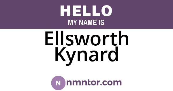 Ellsworth Kynard