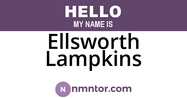 Ellsworth Lampkins