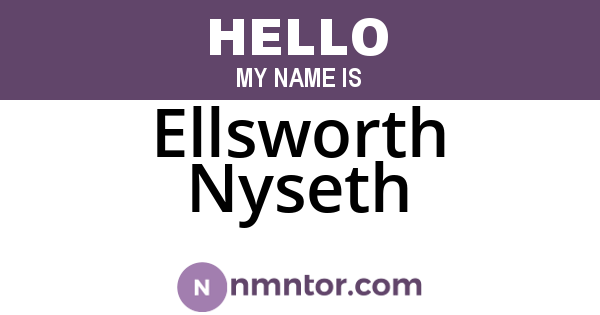 Ellsworth Nyseth