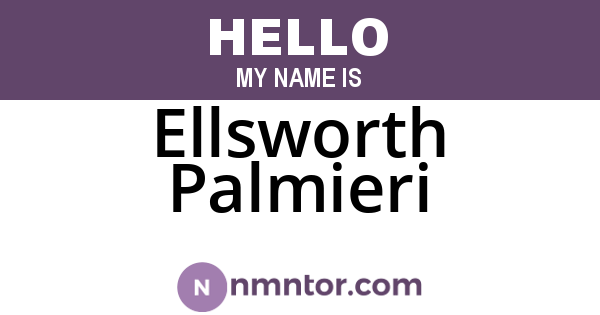 Ellsworth Palmieri