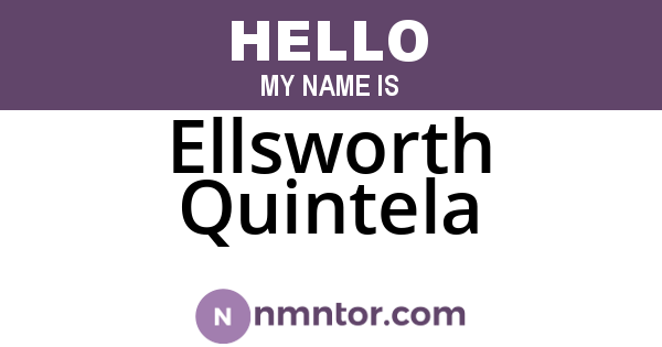 Ellsworth Quintela