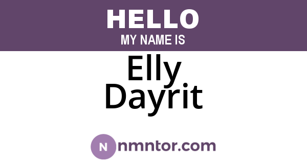 Elly Dayrit