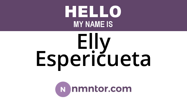 Elly Espericueta