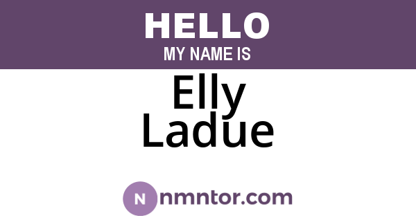 Elly Ladue