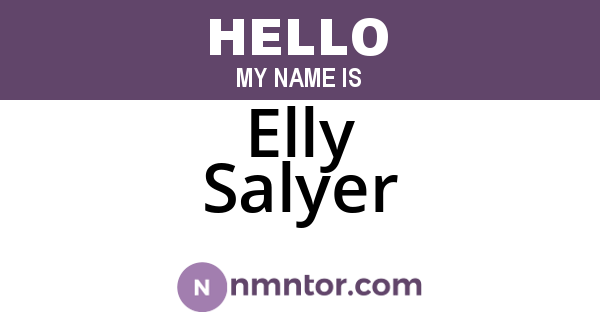 Elly Salyer