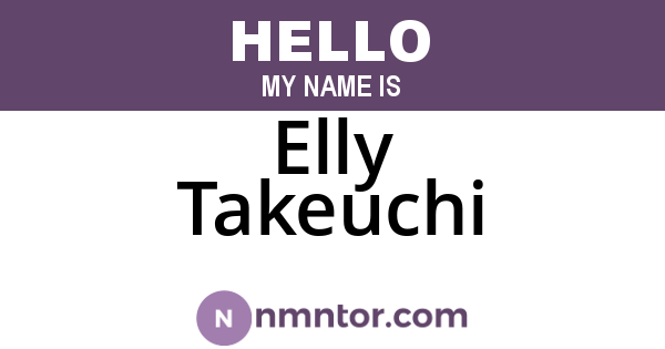 Elly Takeuchi