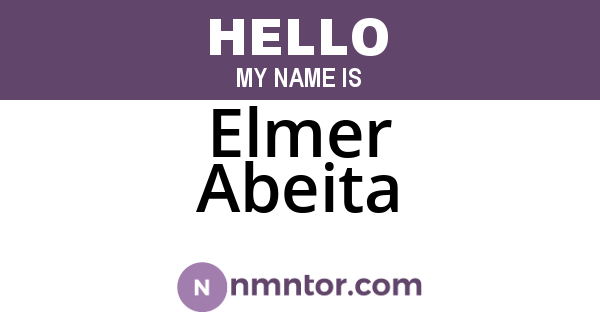 Elmer Abeita