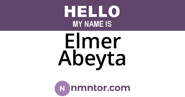 Elmer Abeyta