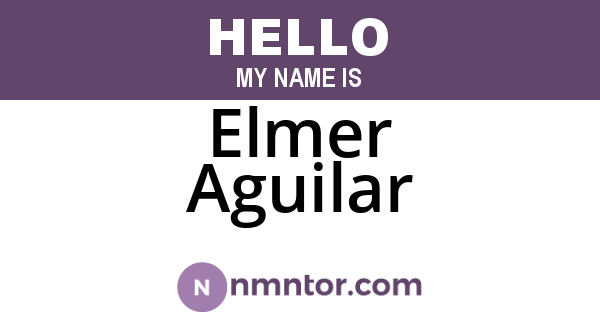 Elmer Aguilar