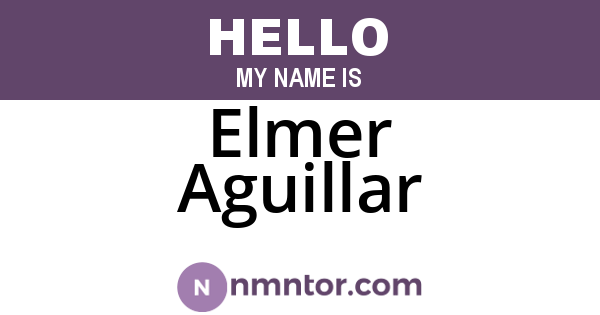 Elmer Aguillar
