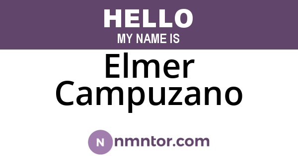 Elmer Campuzano