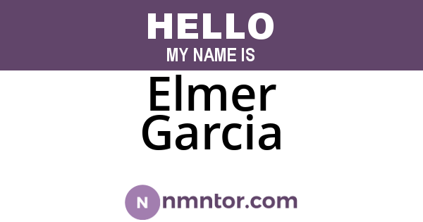 Elmer Garcia