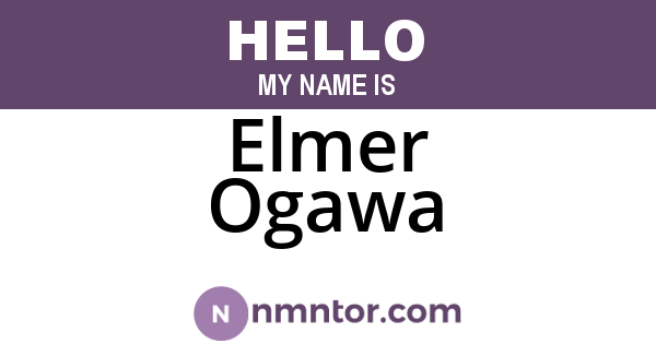 Elmer Ogawa