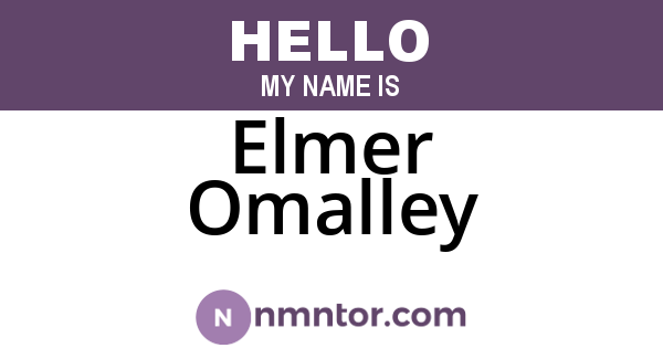 Elmer Omalley