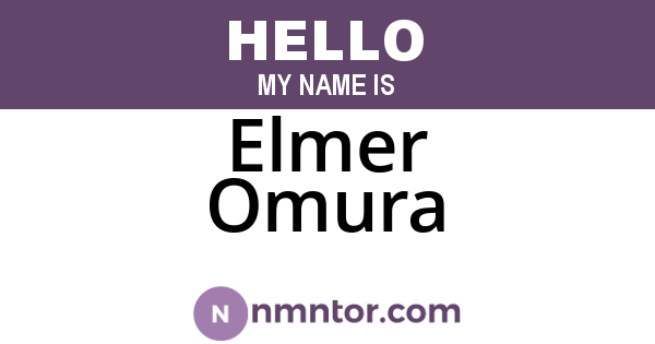 Elmer Omura