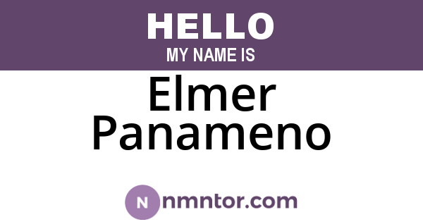 Elmer Panameno