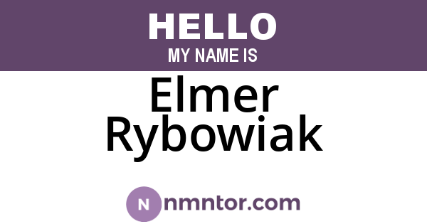 Elmer Rybowiak