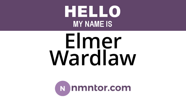 Elmer Wardlaw