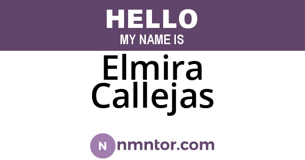 Elmira Callejas