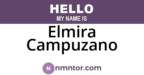 Elmira Campuzano