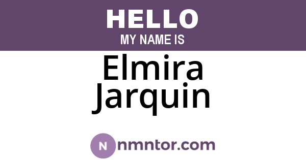 Elmira Jarquin