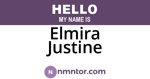 Elmira Justine