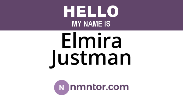 Elmira Justman