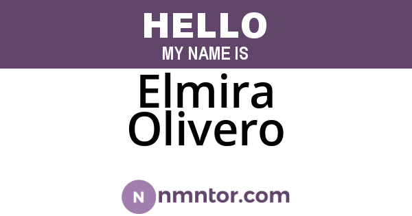 Elmira Olivero