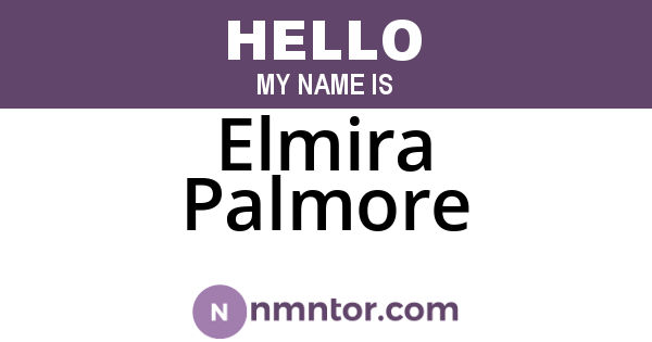 Elmira Palmore