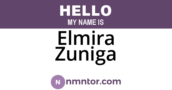 Elmira Zuniga
