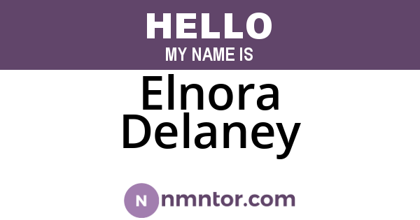 Elnora Delaney