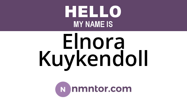 Elnora Kuykendoll