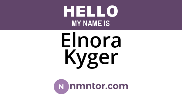 Elnora Kyger