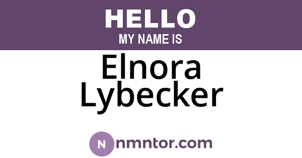 Elnora Lybecker