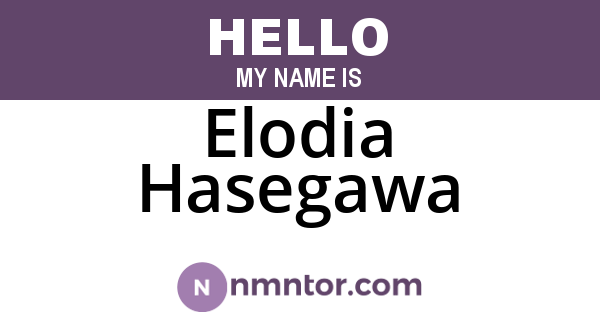 Elodia Hasegawa