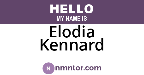 Elodia Kennard