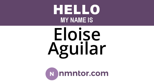 Eloise Aguilar