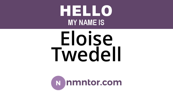 Eloise Twedell