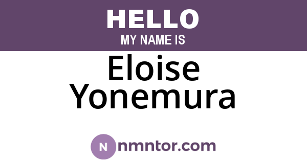 Eloise Yonemura