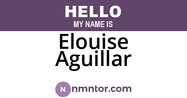 Elouise Aguillar