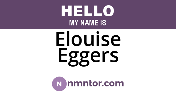 Elouise Eggers