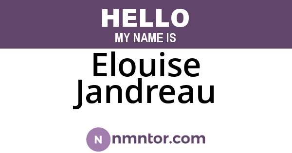 Elouise Jandreau