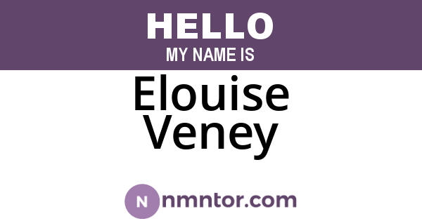 Elouise Veney