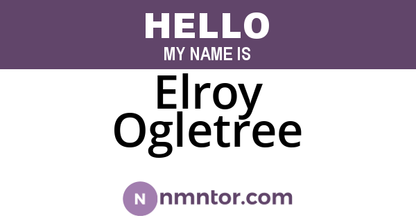 Elroy Ogletree