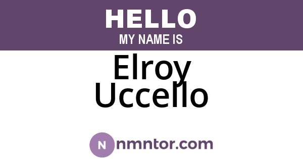 Elroy Uccello