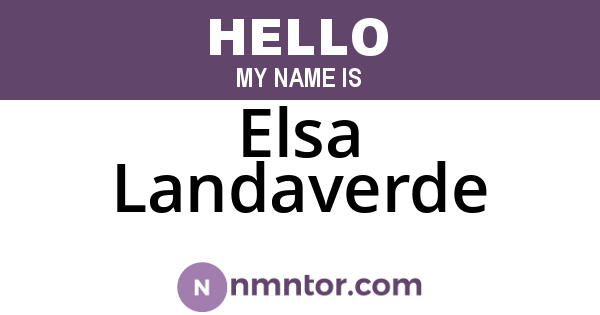 Elsa Landaverde