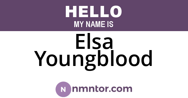 Elsa Youngblood