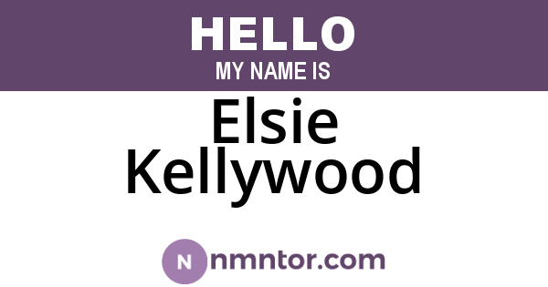 Elsie Kellywood