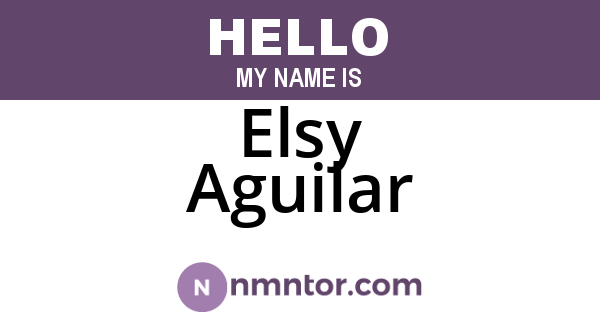 Elsy Aguilar